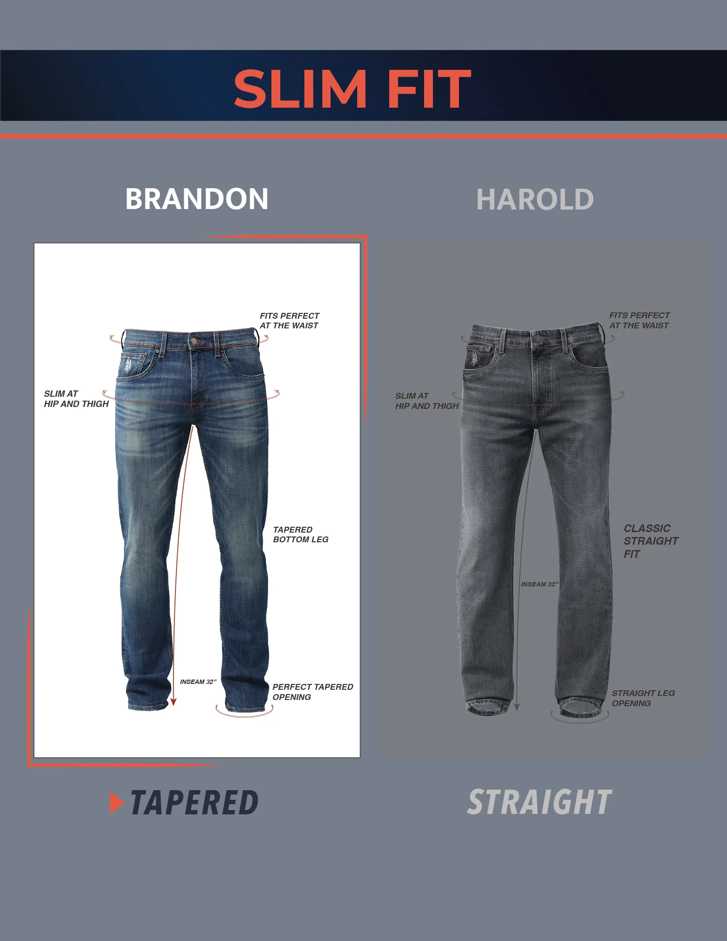 Brandon Slim Tapered Fit Jeans - Image 9