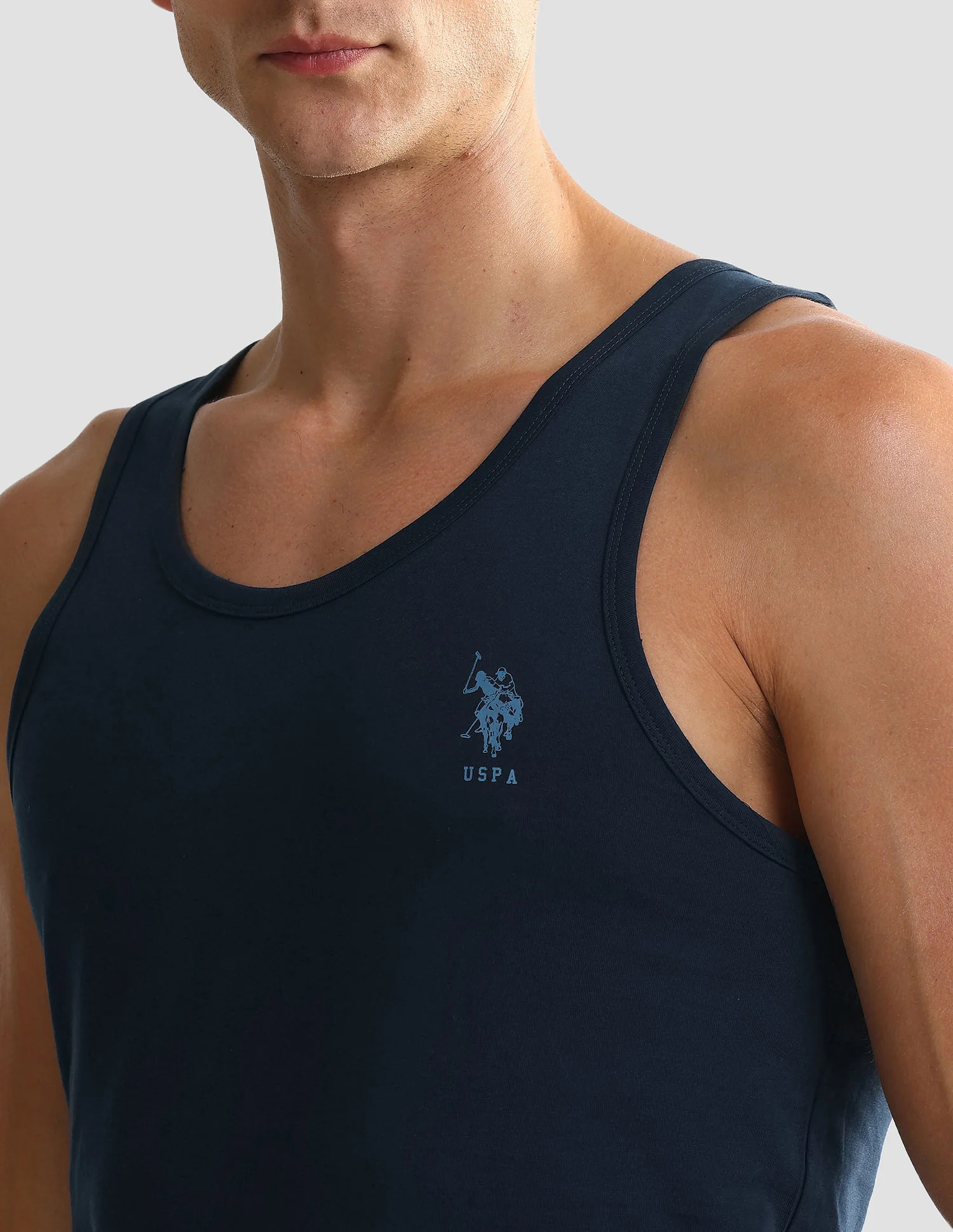Solid Cotton OEV05 Vest - Pack Of 2 - Image 7